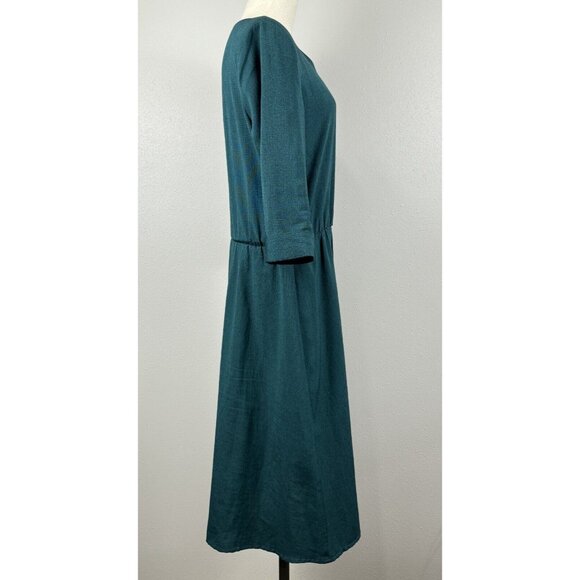 Miss Dorby Womens Size 10 Green 2 Pc Set Collared Vest Dress Padded Shoulders - Picture 16 of 16